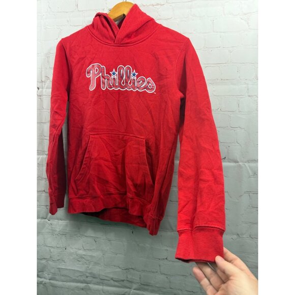 Phillies Red Hoodie Size Medium (READ) - Picture 6 of 7